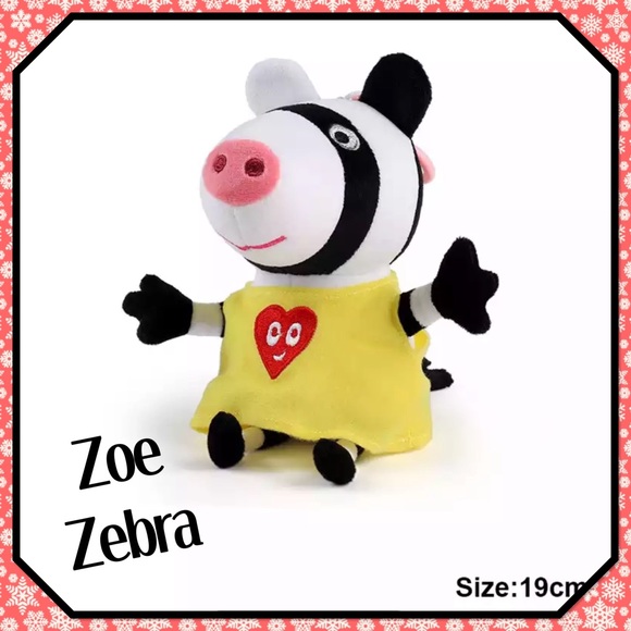🦓New🦓Zoe Zebra is a friend of Peppa Pig too.🦓 - Picture 1 of 4